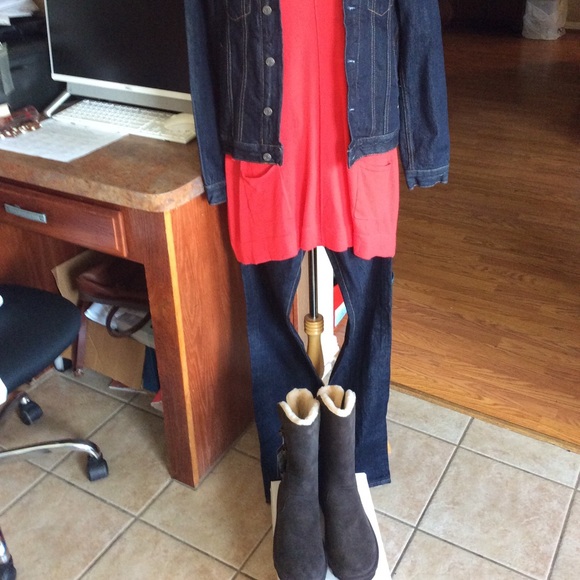 BearPaw Jenna Dark Brown Suede Boots Size 10/41, NWT (NWOB) - Picture 5 of 15